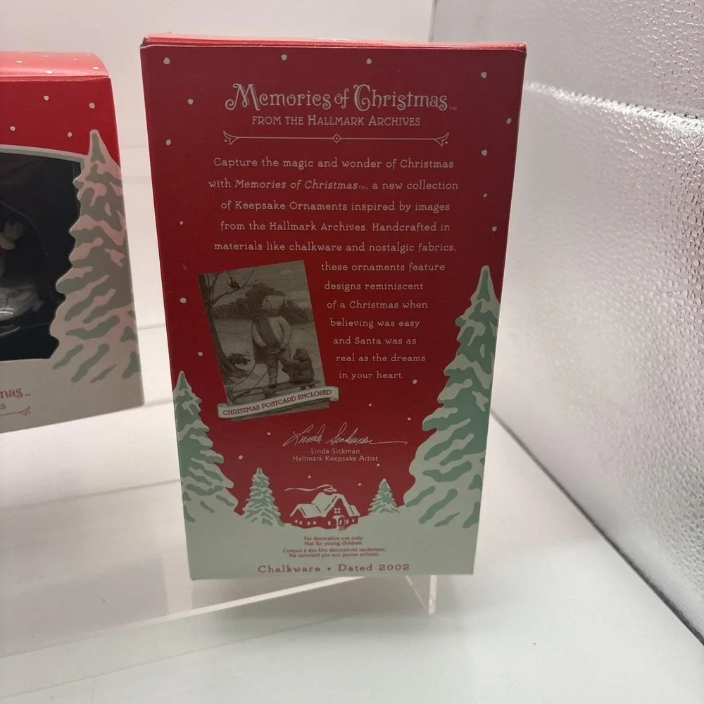 Hallmark~Memories Of Christmas~Christmas Joy and A Winter's Ride~2002